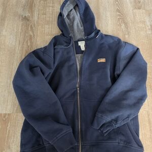 L.L. Bean Dark Blue Full-Zip Hoodie